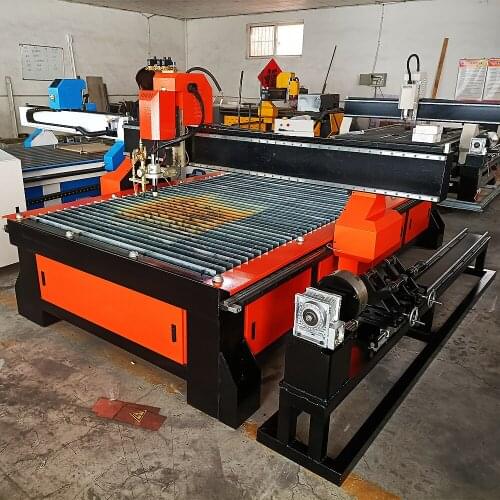 High precision Iron/ stainless steel cnc plasma cutting machine with drive motor 1325 1530 metal plasma cutter with water bed