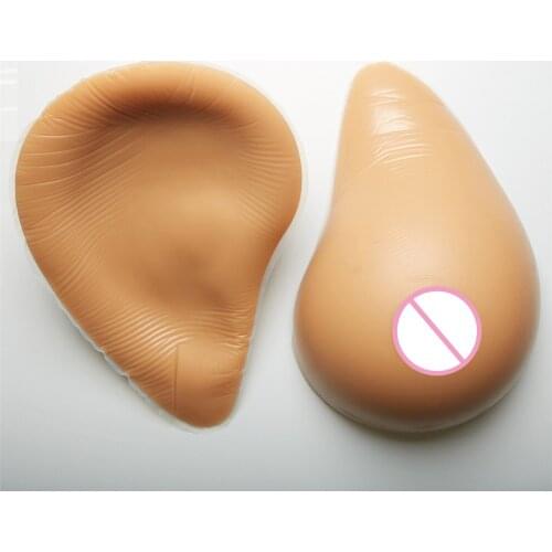 1000g/Pair Artificial Chest Forms Silicone Breast For Women Mammectomy Mammary Gland Cutting Postoperative Use D cup XL Size