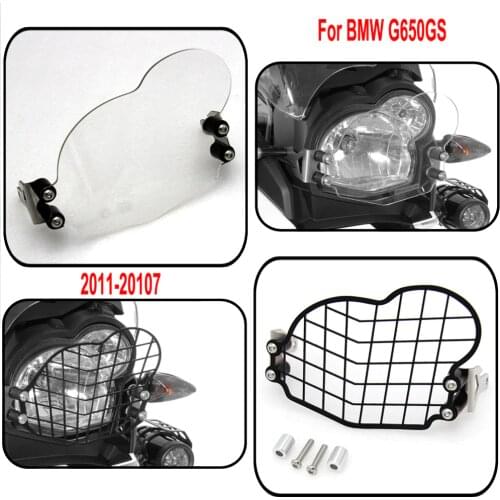 Motorcycle Front Headlight Lens Cover Frame Light Protector For BMW G 650 GS G650GS G 650GS 2011 2012 2013 2014 2015 2016 2017