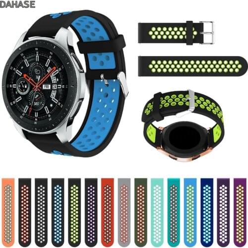 Gear S3 Frontier Strap For Samsung Galaxy Watch 46mm 42mm Band Gear S3 S2 Classic 20mm 22mm Silicone Watch Band Correa Bracelet