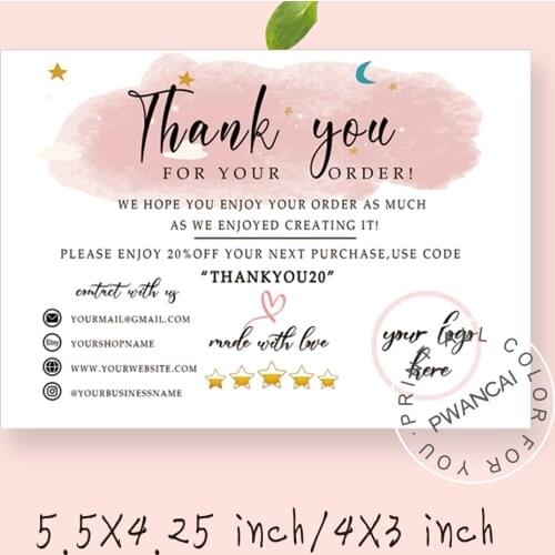 Business Thank You Card Template Lovely Best Business Thank You Cards Ideas,Thank You For Your Support Note for Small Business