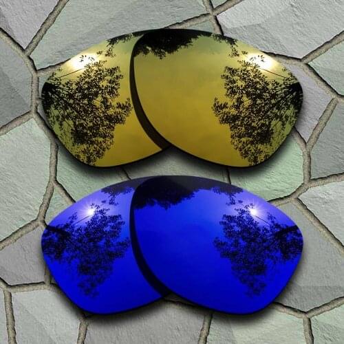 Yellow Golden&Violet Blue Sunglasses Polarized Replacement Lenses for Oakley Frogskins