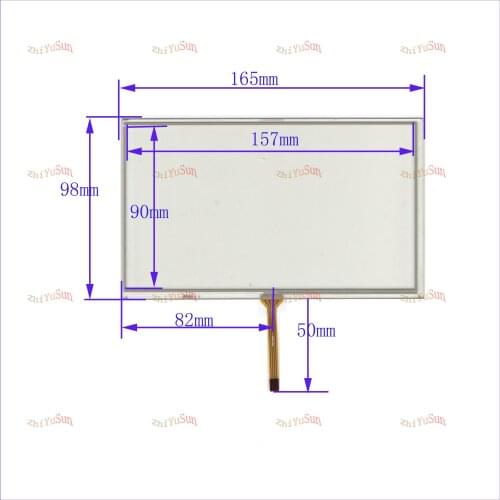 TPM7050 70120 7inch 4 lins Touch Screen For GPS CAR touchsensor touchglass digitizer for car rideo this is compatible