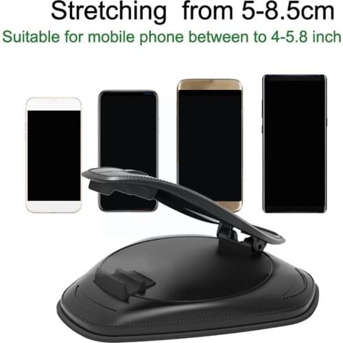 Universal Handfree Car Phone Holder Mount Compatible Phones Support Vehicle Auto Bracket Mobile GPS All Stand with D6L2