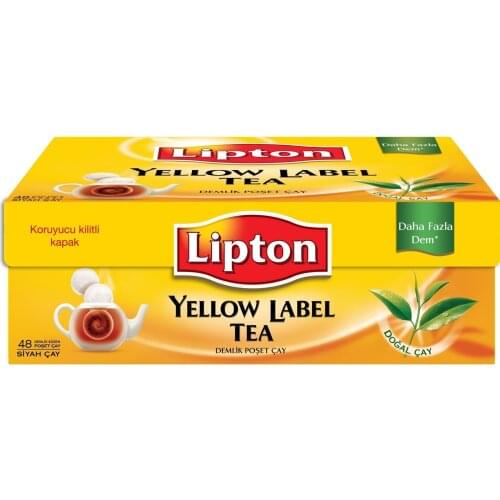 Lipton Yellow Label Teapot Tea Bag 48 Packs With A Wonderful Drink FREE SHİPPİNG