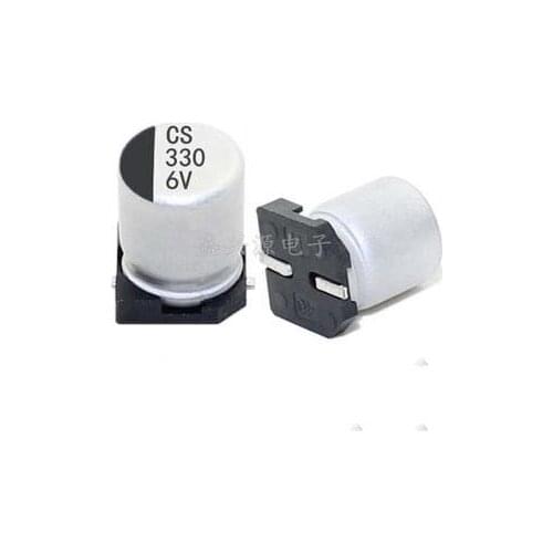 10pcs/lot 330UF6.3V SMD aluminum electrolytic capacitors 6.3V 330uf volume 6*7mm SMD capacitance