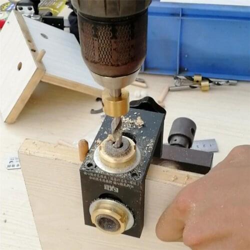 3 in 1 Woodworking Hole Puncher Locator Roundwood Dowel 2 in 1 Tools Plate Furniture Puncher Woodworking Tools