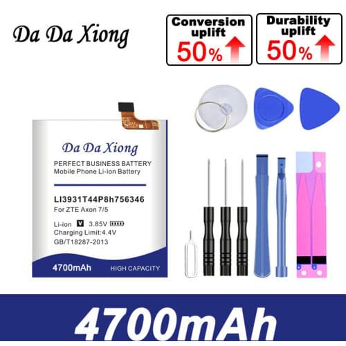 Da Da Xiong 4350mAh LI3931T44P8h756346 Battery for ZTE Axon 7 5.5inch A2017 Batter