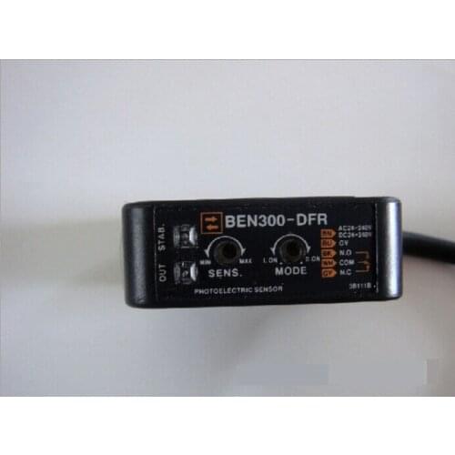 BEN300-DFR diffuse type frared photoelectric sensor switch, ac dc relay output adjustable photo sensor free shipping