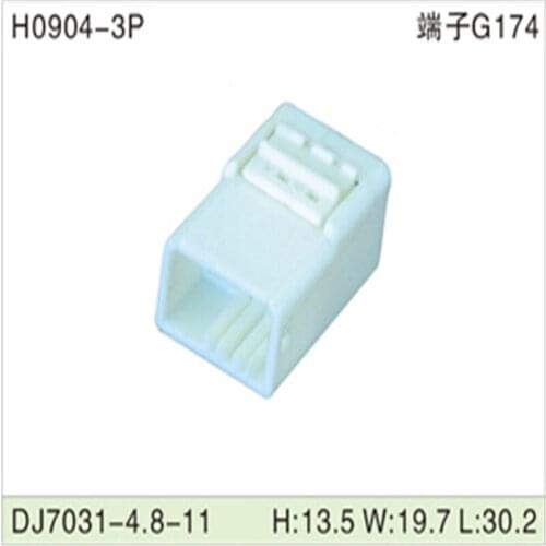 Free shipping 500pcs DJ7031-4.8-11 4.8mm 3Pin AMP Car Electrical Wire Connectors for VW,BMW,Audi,Toyota,NISSAN AND other