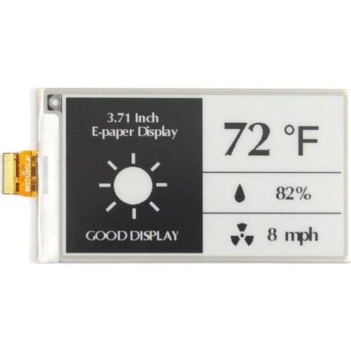 3.71 inch 4 grayscale epaper display