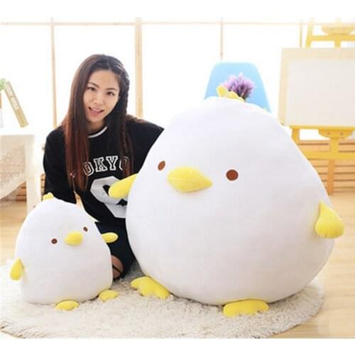 Fancytrader 80cm Giant Plush Chick Toy Lovely Soft Stuffed Chicken Pillow Doll 31inch Kids Present