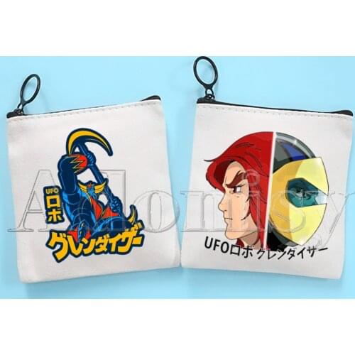 Goldorak Korean Style Cartoon Printed Canvas Bag Design Canvas Simple and Fashionable Storage Bag