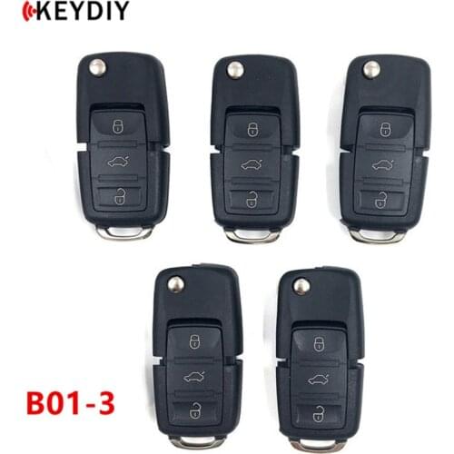 KEYECU 5PCS/LOT Universal Remote B-Series for KD900 KD900+, KEYDIY Remotes for B01-3 for KD-X2/KD900/URG200/Mini KD Make Keys