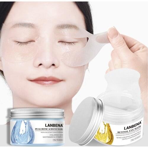 Eye Mask 50Pcs Retinol Moisturizer Collagen Eye Mask Hyaluronic Acid Reducing Fine Wrinkles Dark Circles Anti-aging Eyes Mask