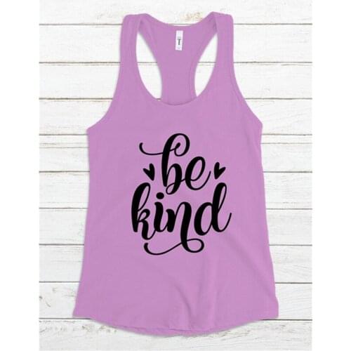 Customize Be Kind Tank Tops Parent-child Clothing Tanks Birthday Party/Bachelorette Party Tanks Childrens Day Activity Tanks