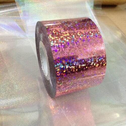 Hot Nail Art Transfer Foil Sticker 1roll 4cmX120m Gold Silver Foils Polish Fashion Designs DIY Styling Nail Decals Decoration