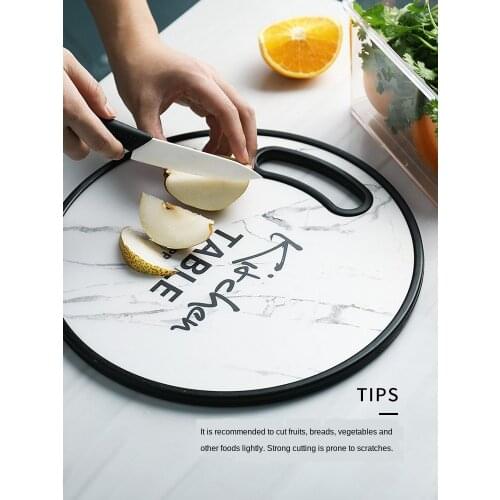 Plastic Cutting Board Cutting Fruit Rolling Surface Mildew-Proof Household Cutting Board