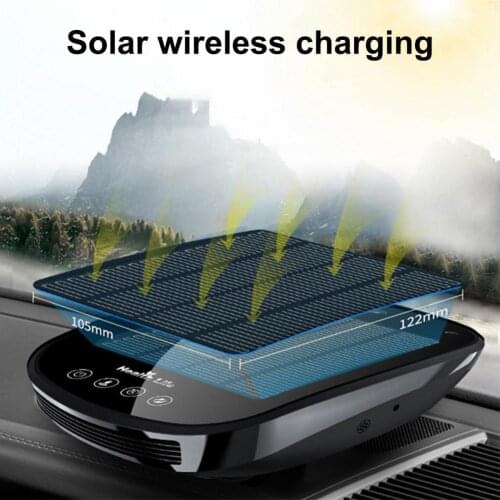 Air Purifier Portable Multi-functional Universal Solar Car Negative Iron Air Cleaner Car Accessories Deodorizing Aromatherapy