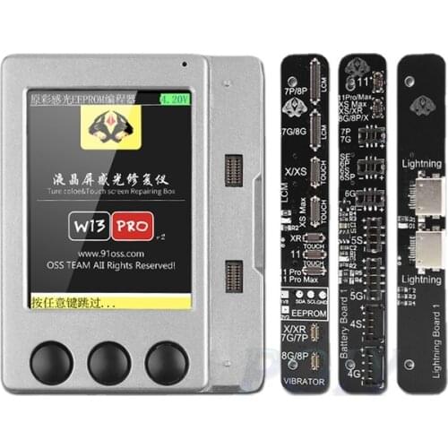 W13 Pro V2 For iPhone 11Pro max XR XS Max True Tone Light Sensor Repairing Chip Programmer Battery Data Headphone Repair Tester