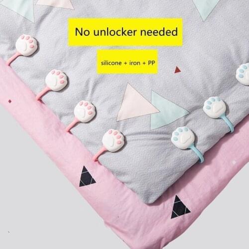 Bed Sheet Clips Non-Slip Fitted Quilt Sheet Holder Clip Bed Sheet Grippers Clip Set Socks Mattress Fasten Fixator Holder