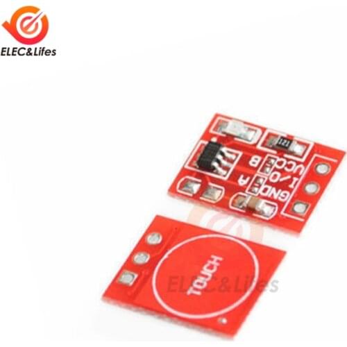 10Pcs TTP223 Touch Key Switch Module Capacitor Type Single Channel Self Locking Touch Switch Sensor for Arduino