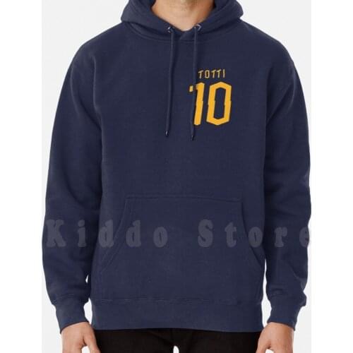 Totti 2020 Hoodie Long Sleeve Totti Roma Kids Soccer Football Italy Legend Ronaldo Gerrard Cannavaro Buffon Del