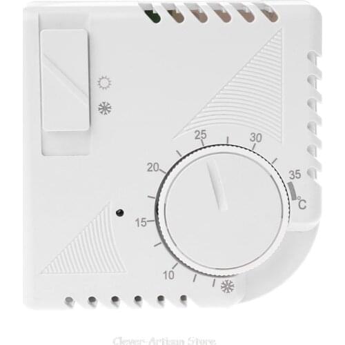 Universal Room Thermostat Energy Save Mechanical Temperature Controller w Switch Au 21 20 Dropship