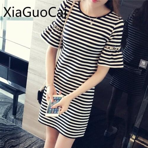 XiaGuoCai Loose Summer Dresses