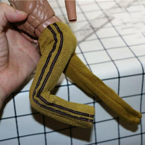 1:6 Scale Striped Sweat Pants Trousers Model for 12" Male Action Figure