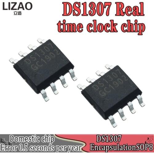 10PCS DS1307 DS1307Z SOP-8 RTC SERIAL 512K I2C Real-Time Clock IC Good Chinese chip