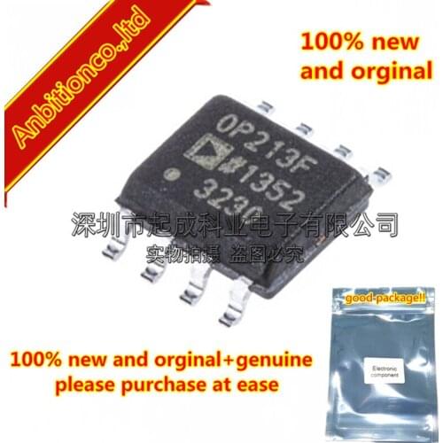 10pcs 100% new and orginal OP213FSZ SOP8 OP213F Low Noise, Low Drift Single-Supply Operational Amplifiers in stock