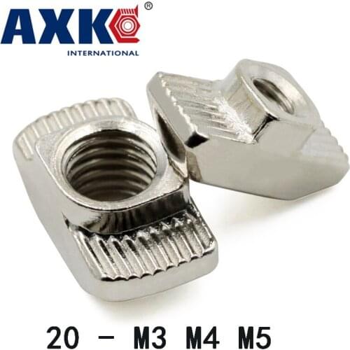 2019 Direct Selling Decor Wood Furniture Rivet Nut 50pcs Free Shipping 2020 M3 M4 M5 Hammer T Nut For Aluminum Profile Slot 6