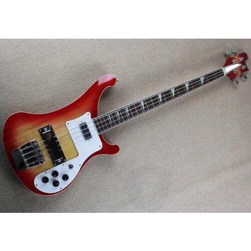 4 strings Rickenback 4003 fireglo electric bass transparent Cherry 4 string Ricken 4003 bass Free Shipping
