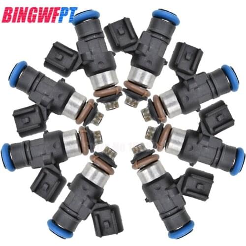 8pcs Fuel Injector for Corvette 08-13 LS3 L99 10-15 Camaro SS 06-13 LS7 Z06 0280158051 Nozzle Injection Injectors Fuel Kits