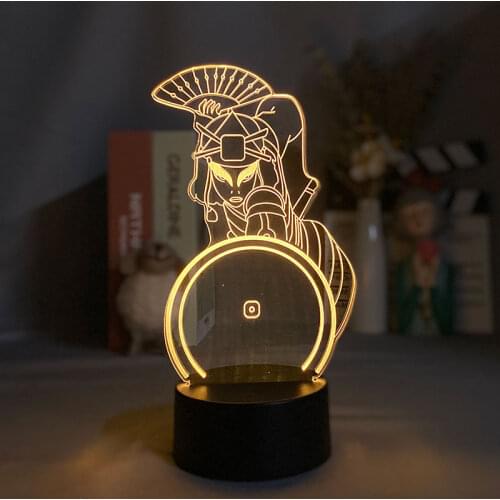 Avatar The Last Airbender Suki Lamp for Kids Home Decor Birthday Gift Led Manga Night Light Bedroom Light Cartoon Lamp Suki