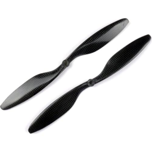 Free Shipping 10*4.5 inch 3K Carbon Fiber Propeller Set CW/CCW for DJI 2212 Motor F450 F550