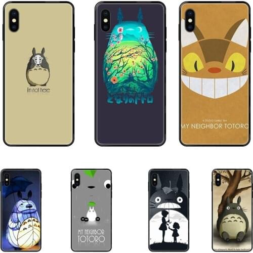 Fundas Kawaii My Neighbor Totoro For Huawei P40 P30 P20 P10 P9 P8 Lite Plus Pro 2017 P Smart 2019 Cheap Mens Black Soft TPU