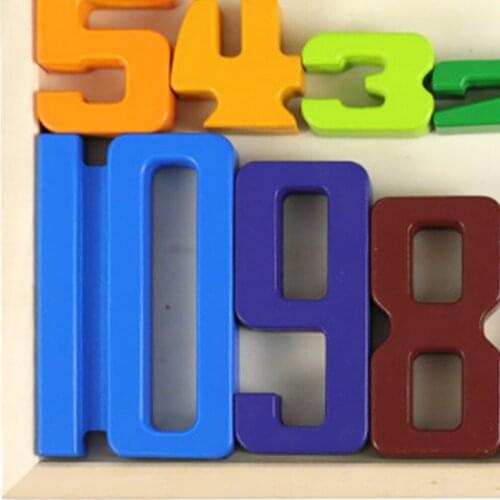 Montessori Wood Building Blocks Toy Set Early Preschool Educational Toys Developmental Stacking Blocks Math Toy