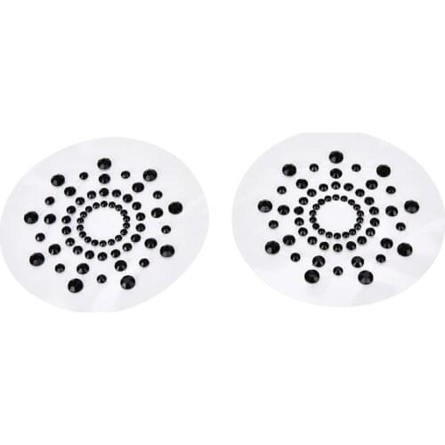 Sequin Adhesive erotic lingerie Stickers Nipple Cover Milk Paste for Sexy Women Ladies Flower Shape Paste Breast Bra