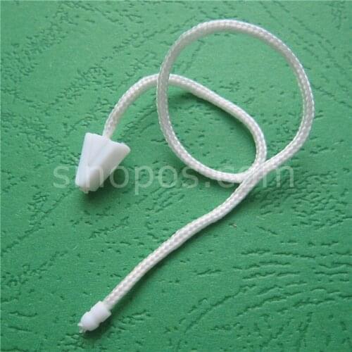 Fashion Hang Tag String Arrow Head Seal, triangle braided rope cord thread clothing hangtag pins jeans pants snap clip loop lock