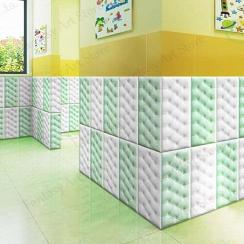Soft Pack Wall Stickers Self-adhesive 3d Tatami Bedside Tv Background Wall Bedroom Living Room Kindergarten Thickening Wallpaper