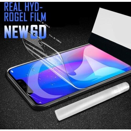 New 6D Soft Hydrogel Film On The For Xiaomi A2 8 Lite Screen Full Protective Film For Redmi 6A 6 Pro 7 Note 4X 6 7 5 Not Glass