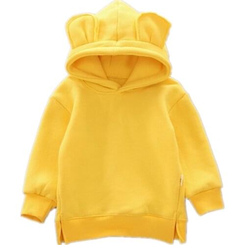 New Spring Autumn Baby Boy Girl Clothes Cotton Hooded Sweatshirt Childrens Kids Casual Sportswear Infant Leisure sport Clothing
