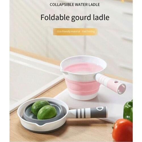Hanging kitchen home daily foldable water spoon folding water lady