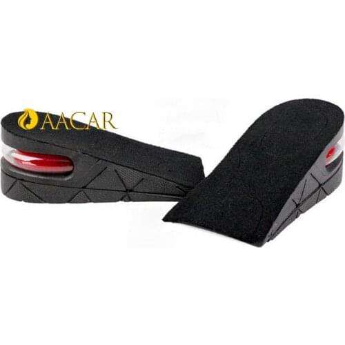 Adjustable 5 cm 2 Layer Up Air Cushion Heel Insert Increase Height Lift Men Shoe Insole height increase Shoe Pad