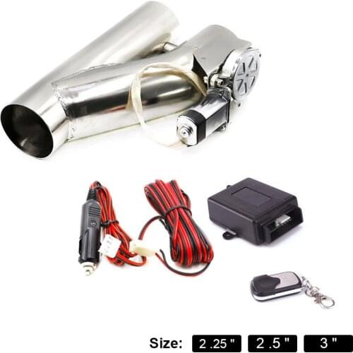 51mm 57mm 63mm 76mm Exhaust Control Valve exhaust pipe electric Y pipe Exhaust Electrical Cutout pipe with hand-wire