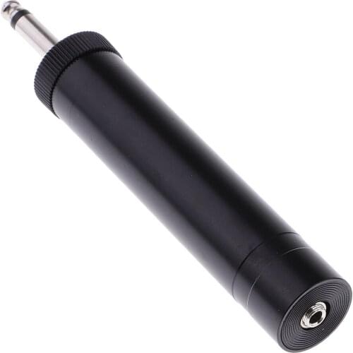 Tooyful Clip-on Microphone Converter Adapter Power Supply 6.5mm Plug for Erhu Piano Saxophone Violin Guitar Parts