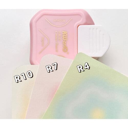 R4 R7 R10 3 In 1 Corner Rounder Paper Punches Border Punch Round Corner Paper Cutter Card Scrapbooking for DIY Handmade Crafts