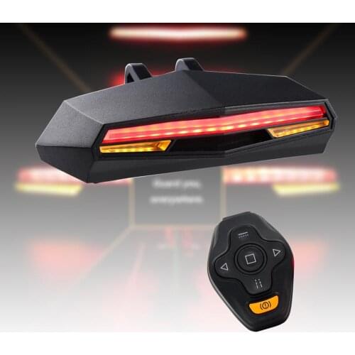 Outdoor Sports Cycling Smart Accessories Mountain Bike Remote Control Taillight IR Turn Signal Bike Safety Supplies Taillight